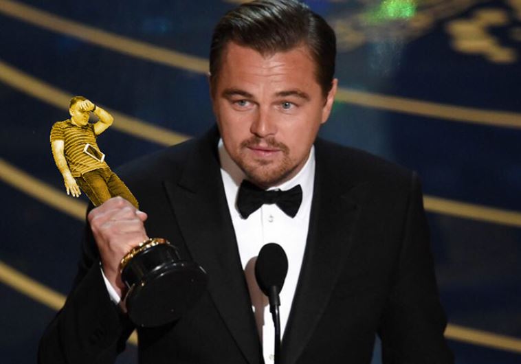 Leonardo Dicaprio finally wins his..Zeev?