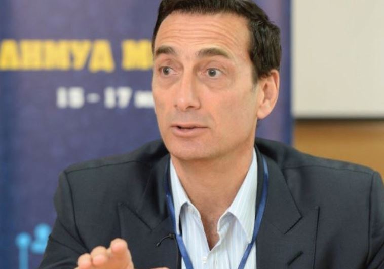 Bronfman speaks at a Limmud FSU conference last month in Kishinev, Moldova, where his grandfather fled Soviet pogroms in the 19th century