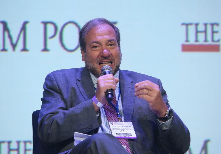 Rabbi Yechiel Eckstein at JPost Annual Conference BDS panel