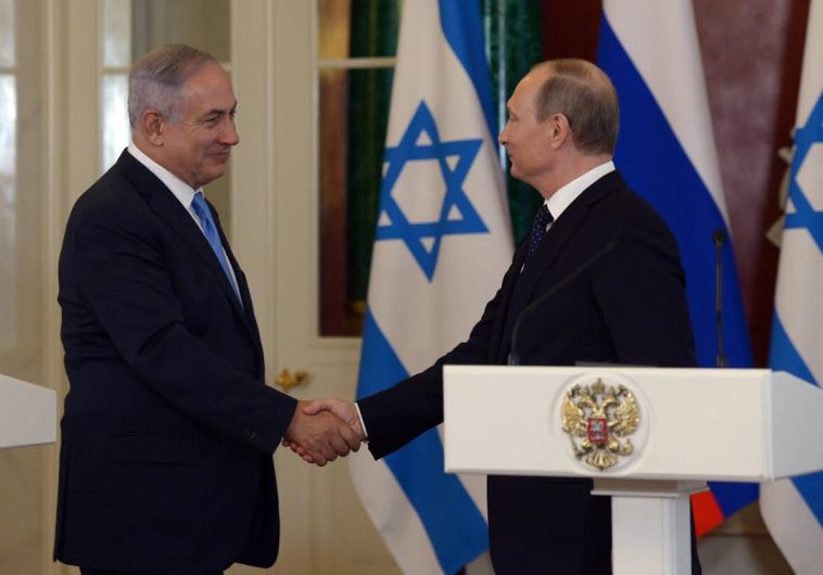 Prime Minister Benjamin Netanyahu and Russian President Vladimir Putin