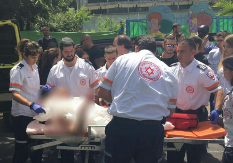 Child hurt in explosion, cause unknown