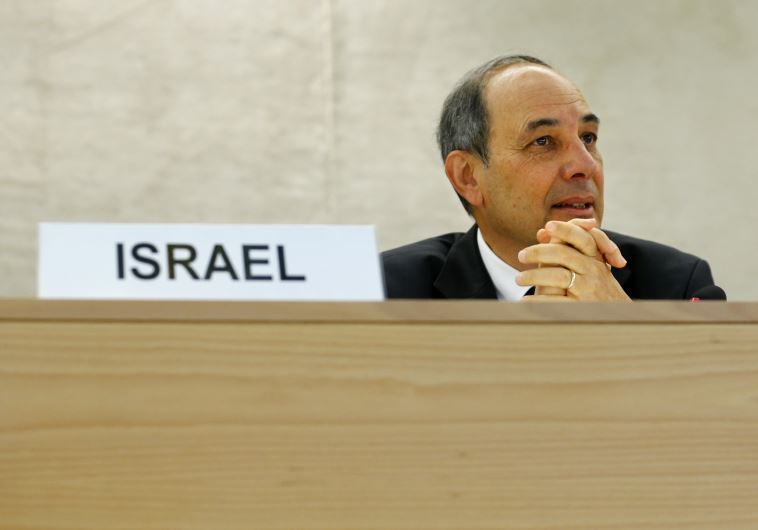 Israel's Ambassador to the UN in Geneva Eviatar Manor