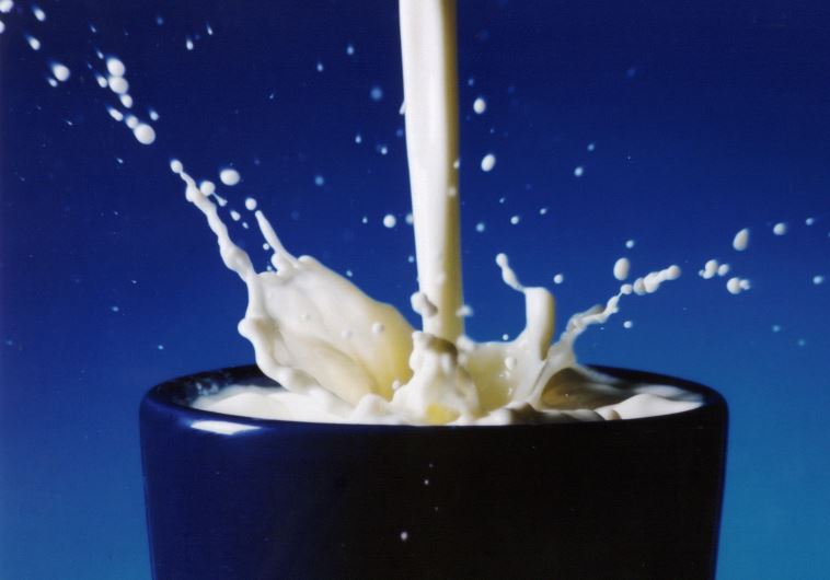 Pouring milk