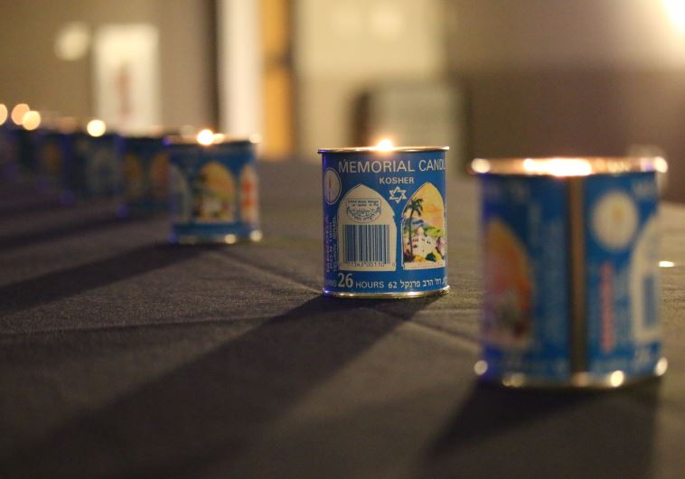 In honor of the Pulse shooting victims, Yizkor candles adorn a table in the Rosen Jewish Community Center in Orlando on Wednesday, June 22.