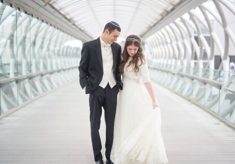 VICTORIA AND Benjamin on their wedding day. (