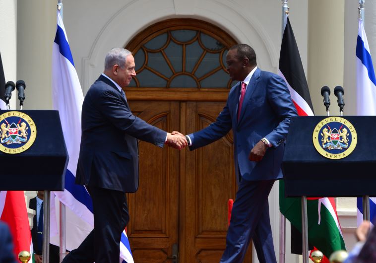 PM Netanyahu and Kenya’s President Uhuru Kenyatta