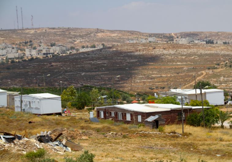 The Amona outpost in the West Bank