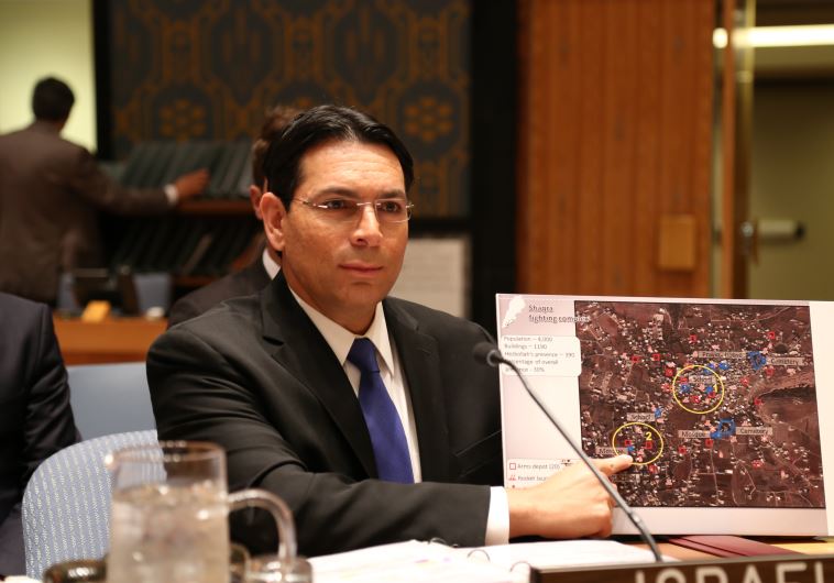 Ambassador Danny Danon addressing the Security Council 