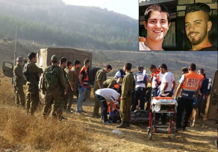 IDF Sgt. Shlomo Rindenow and St.-Sgt. Husam Tafash, who were killed Sunday in a grenade explosion in northern Israel