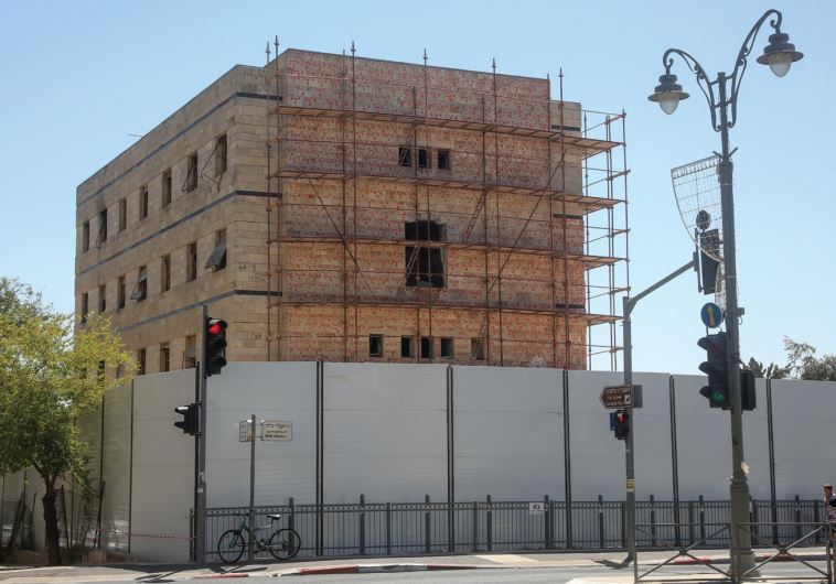 The long-abandoned Solel Boneh building on King George Avenue is finally undergoing renovations