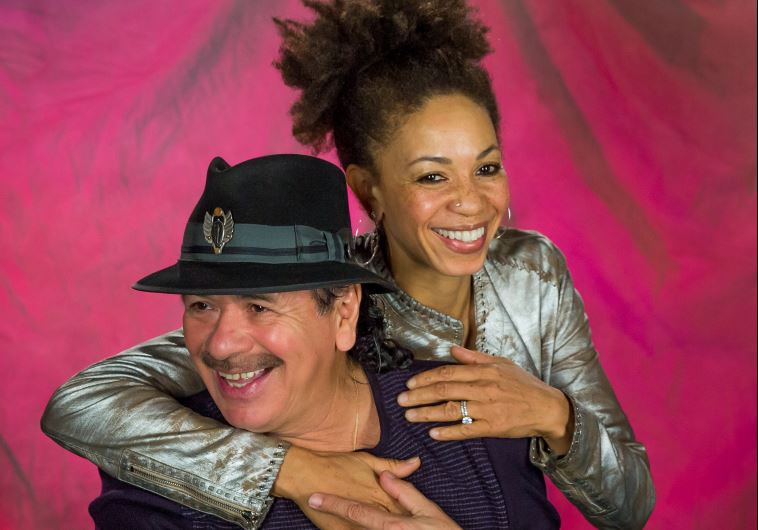 Cindy Blackman and Carlos Santana