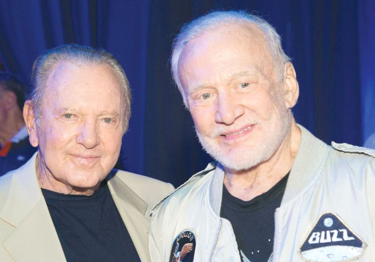 BUZZ ALDRIN with Morris Kahn.