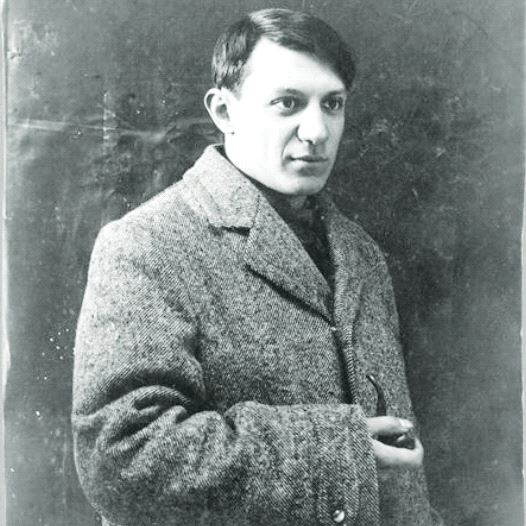 A portrait of Pablo PIcasso in 1908