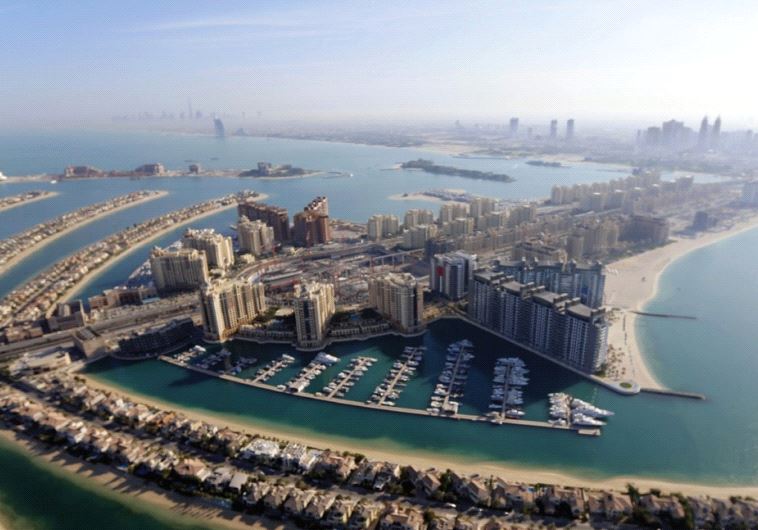 THE PALM island in Dubai is similar in size to the proposed Gaza Island, but it has been built, whereas the Gaza island never will, argues the author.