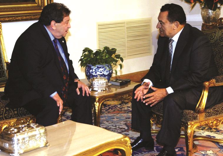 Rencontre avec le président Moubarak en 2005