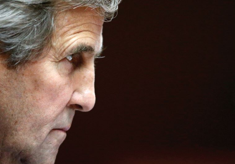 US SECRETARY of State John Kerry attends a bilateral meeting in China last month. (