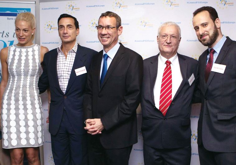 Melanie Lavie, Matthew Bronfman, Mark Regev, Chaim Chesler and Semyon Dovzhik.
