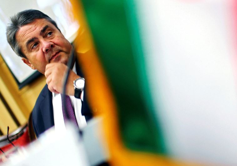 German Economy Minister Sigmar Gabriel attends a conference in Tehran, Iran October 3, 2016. 