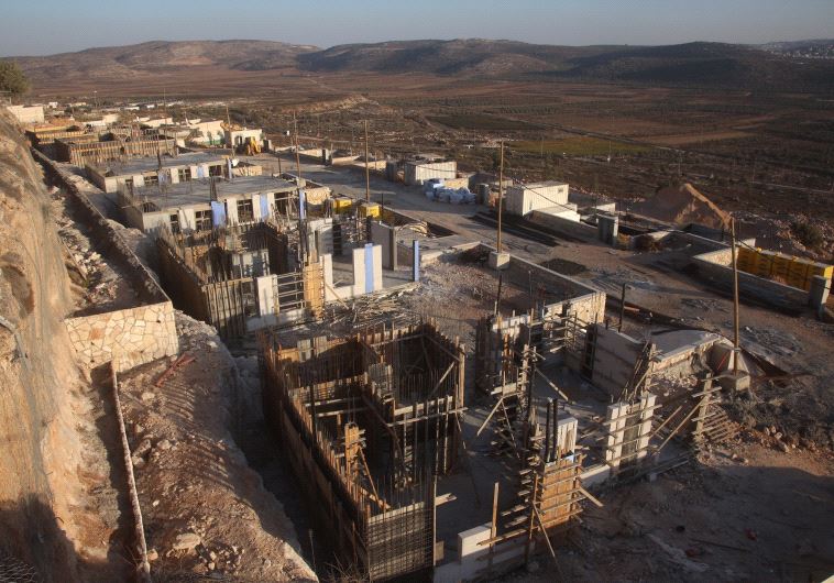 Construction in Shiloh settlement