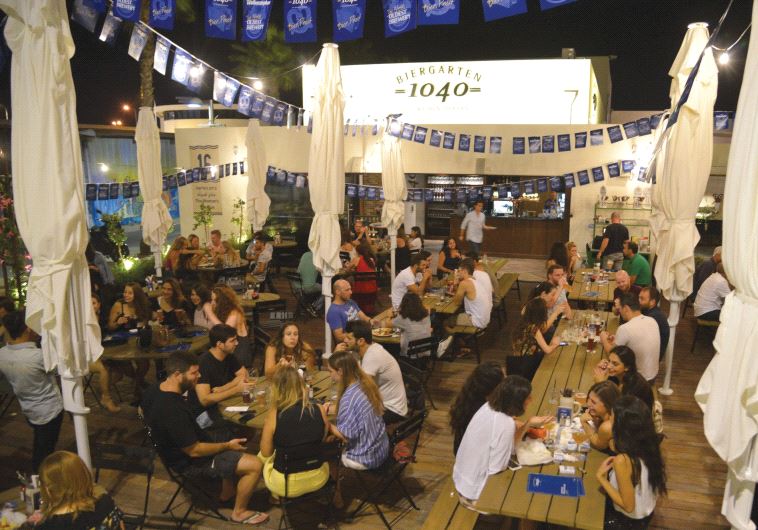 The new Tel Aviv beer garden’s titular inspiration comes from the Abbey of Weihenstephan, the world’s oldest brewery