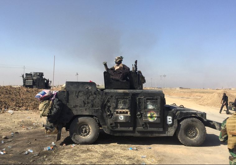 Iraqi forces outside Mosul.
