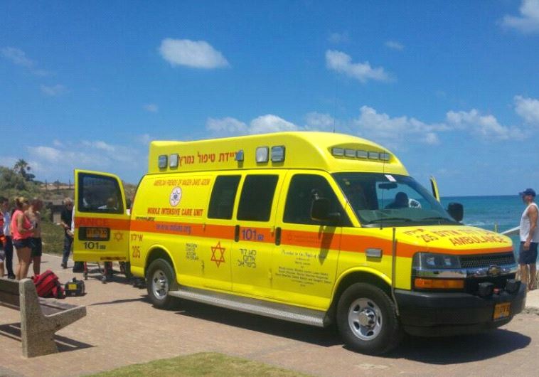 Magen David Adom ambulance. 