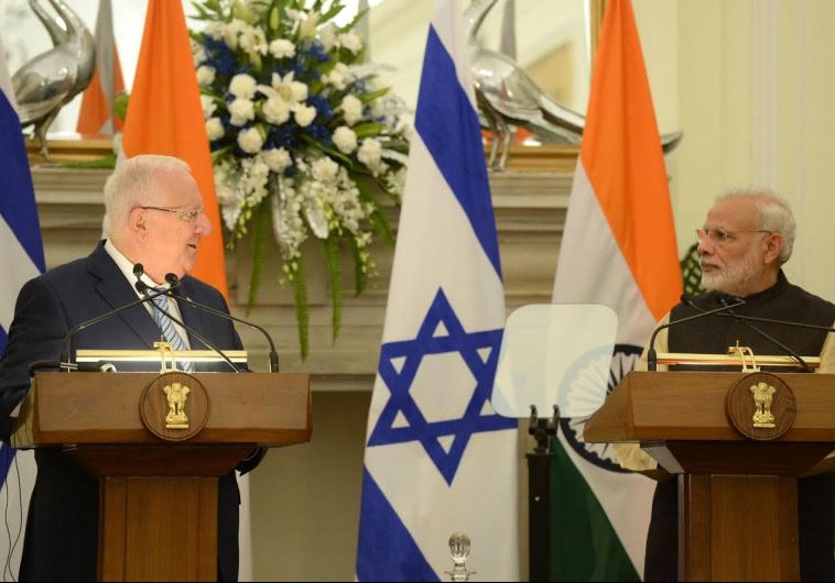 President Reuven Rivlin meets with Indian Prime Minister Narendra Modi