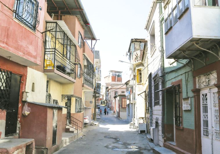 A typical alley in the Basmane neighborhood, Izmir