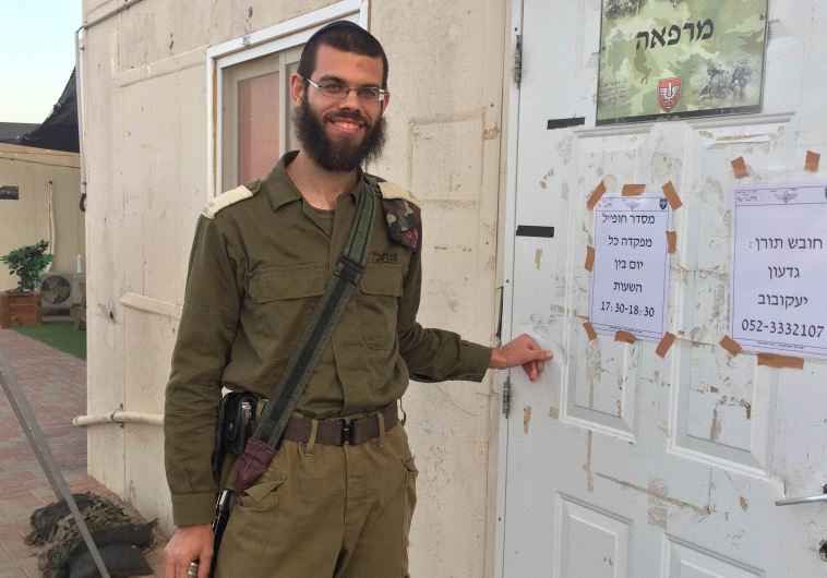 Shmuel Sokolik, the Israeli army’s only ultra-Orthodox combat doctor.