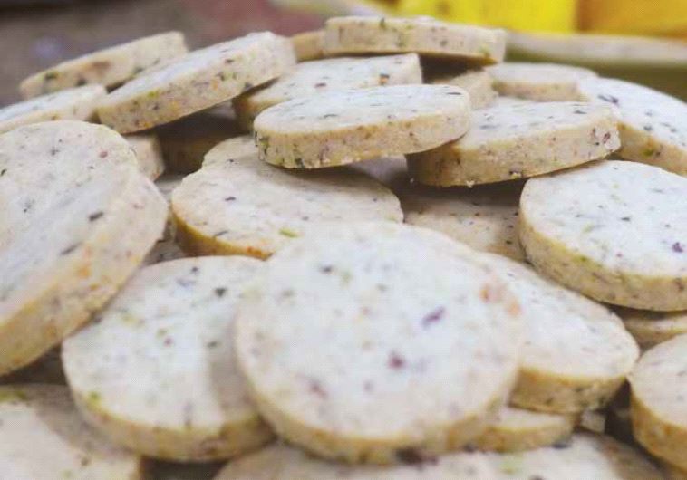 Rosemary Parmesan cookies