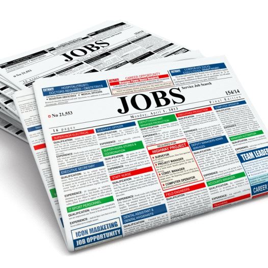 Jobs in Newspaper 