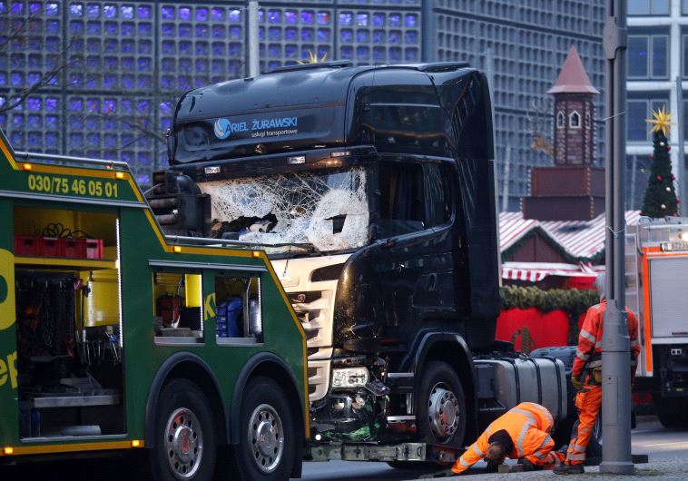 Scene of terror attack in Berlin, Dec. 12, 16