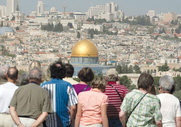 Tourists in Israel