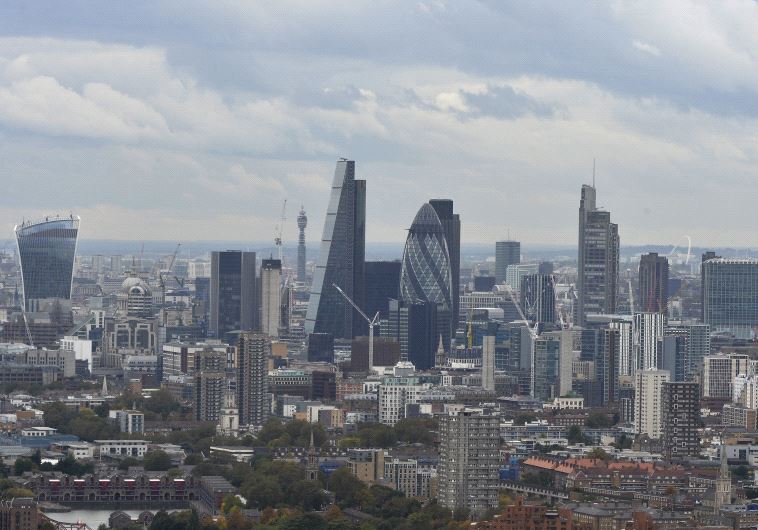 A general view is seen of the London skyline from Canary Wharf in London, Britain, October 19, 2016