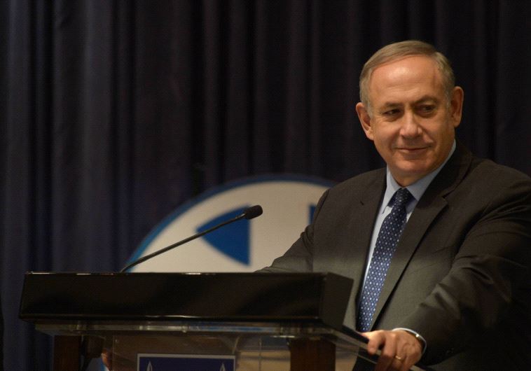 Benjamin Netanyahu at the conference of Israel ambassadors and heads of missions in Europe in the Foreign Ministry in Jerusalem