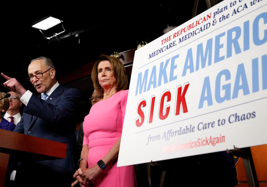 DATE IMPORTED: January 04, 2017 Senate Democratic Leader Chuck Schumer and House Democratic Leader Nancy Pelosi speak following a meeting with U.S.President Barack Obama on congressional Republicans' effort to repeal the Affordable Care Act.