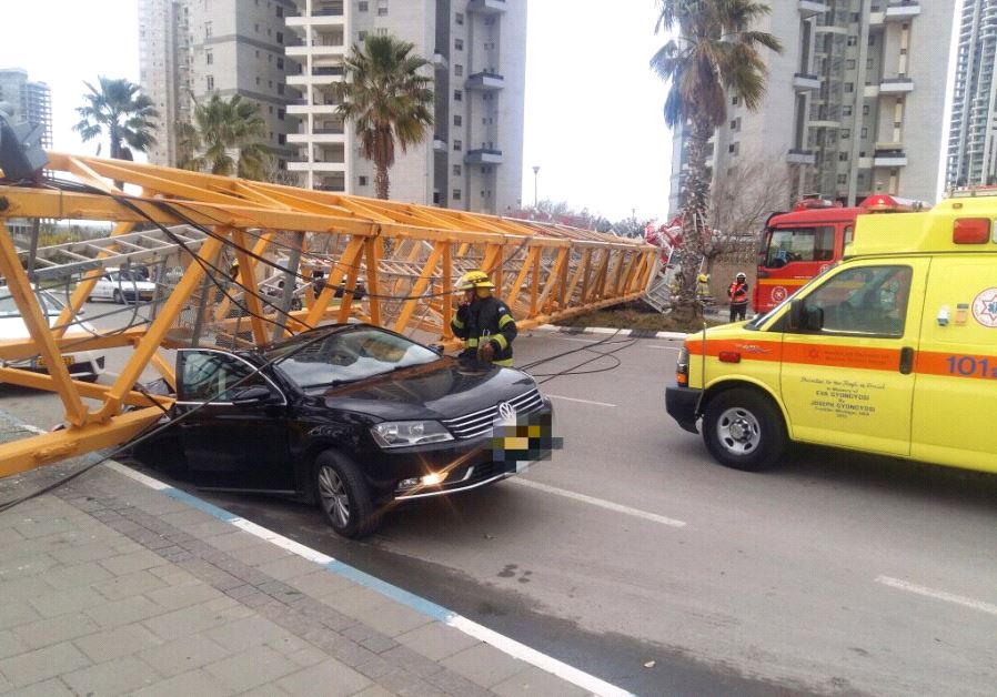 Crane collapse in Bat Yam