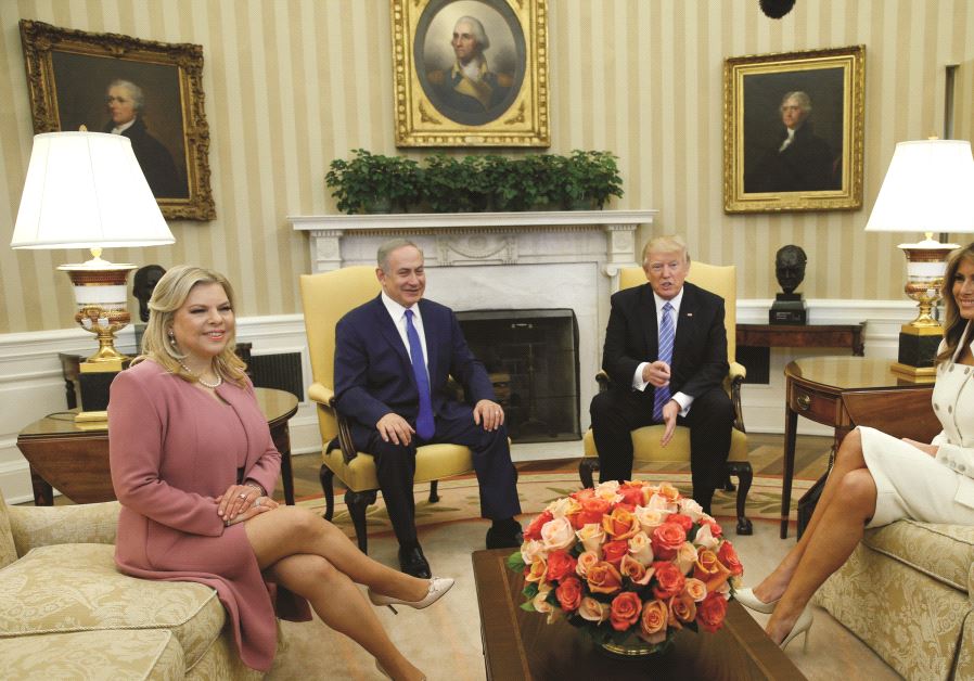 Benjamin Netanyahou, Donald Trump et leurs épouses