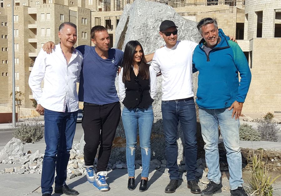 Coldplay arrived in Israel to meet with producers and plan their upcoming tour.