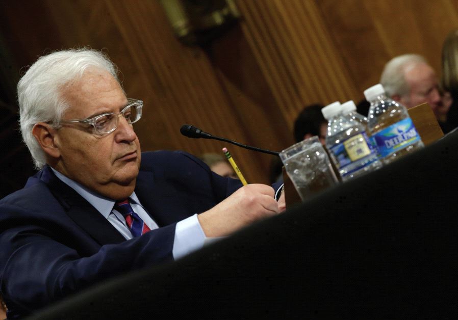 DAVID FRIEDMAN testifies before a Senate Foreign Relations Committee hearing on his nomination to be ambassador to Israel