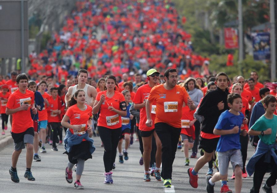 Pounding the pavement at the 2016 Jerusalem Marathon
