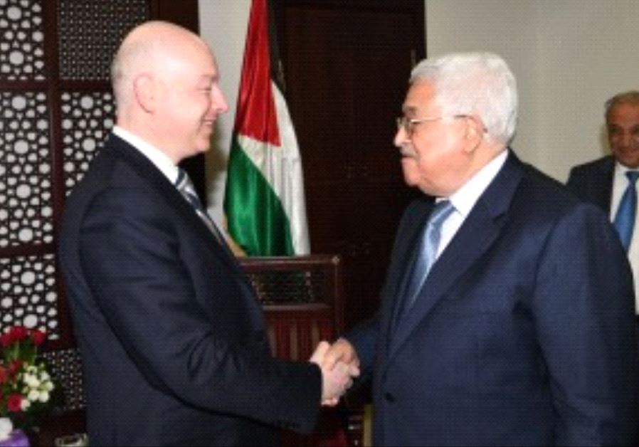 Jason Greenblatt meets Palestinian Authority President Mahmoud Abbas