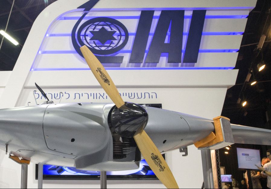 A "Bird Eye-650" Long Endurance mini-UAV system developed by Israel Aerospace Industries (IAI) is displayed at the Unmanned Vehicles Conference 2015 on November 9, 2015, in the Israeli coastal city of Tel Aviv