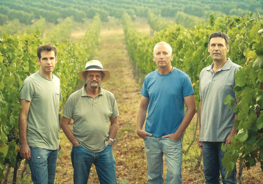 The Judean Hills team: The four musketeers (from left), Eran Pick MW (Tzora), Eli Ben Zaken (Castel), Doron Rav Hon (Sphera), Gilad Flam (Flam)
