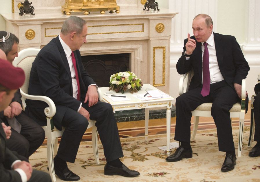 Un entretien entre Benyamin Netanyahou et Vladimir Poutine