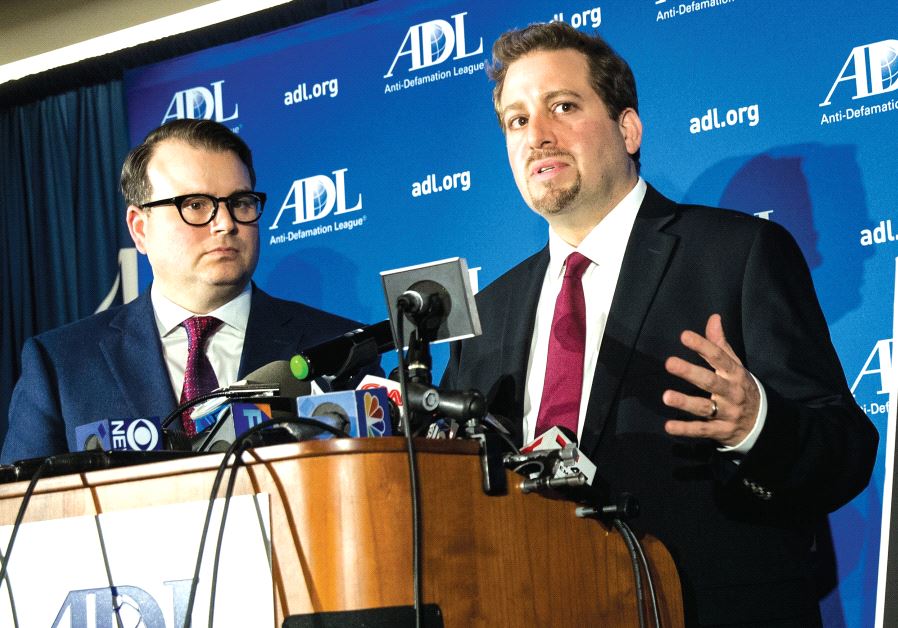 Oren Segal (right), director of the Anti- Defamation League’s Center on Extremism