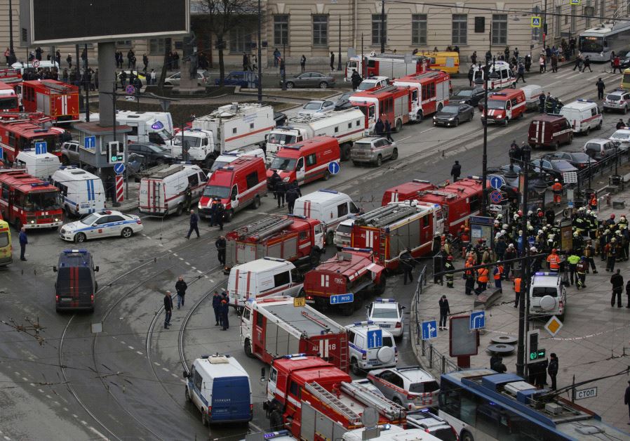 Bomb blast kills 10 in St Petersburg, Russia