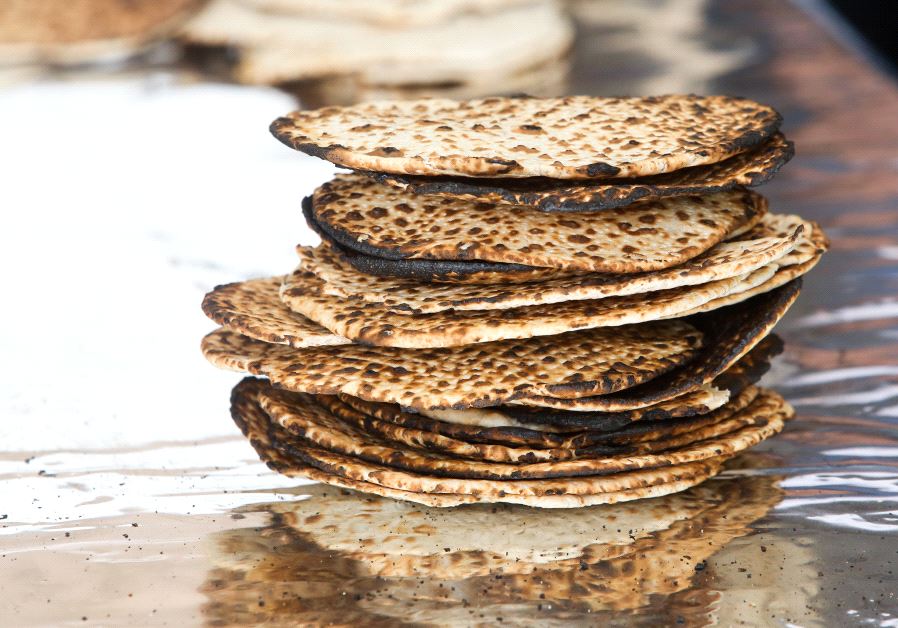 Making matzot in Baka, Jerusalem
