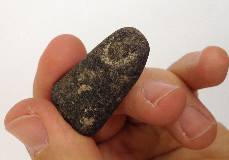 Stone finger from ancient Egyptian statue , uncovered in Jerusalem