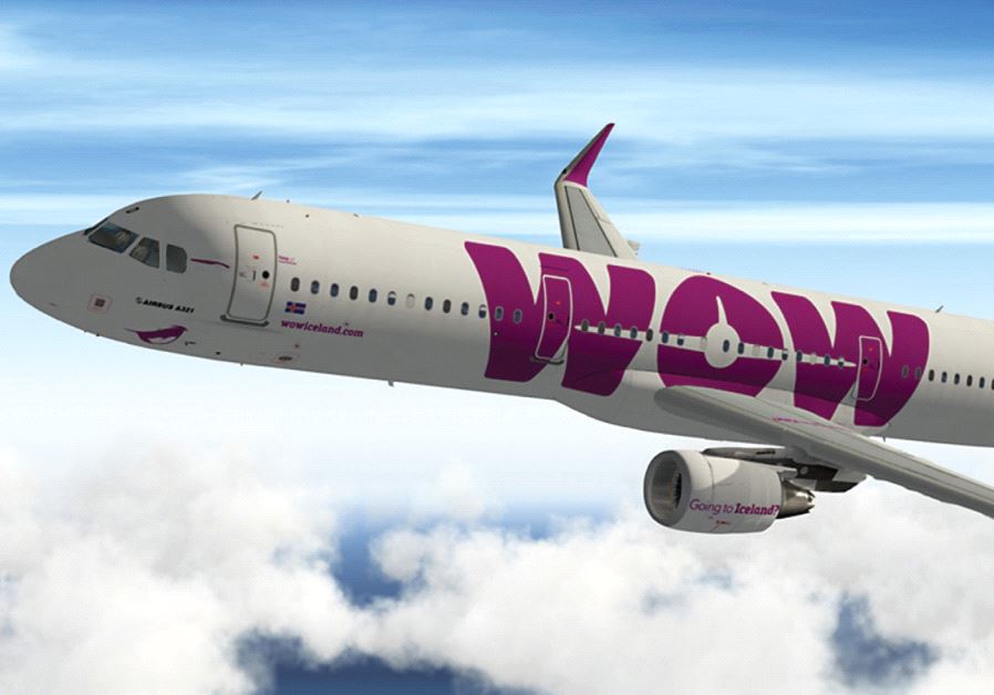 WOW plans to operate four weekly flights from Tel Aviv to Reykjavik beginning on June 9